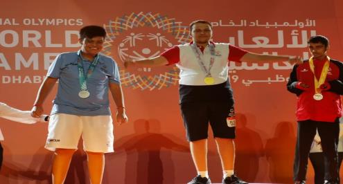 شريف ندا يتوج بالميدالية الذهبية الأولى لمصر في الأوليمبياد الخاص